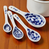 Handpainted Ceramic Measuring Spoon Set
